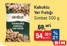SİMBAT KABUKLU YER FISTIĞI 500 G SİMBAT KABUKLU YER FISTIĞI 500 G